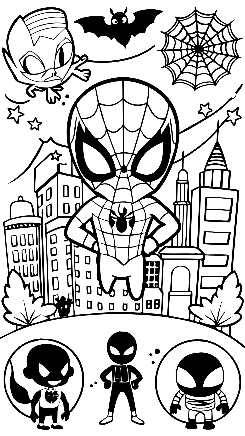 spidey and his amazing friends coloring pages